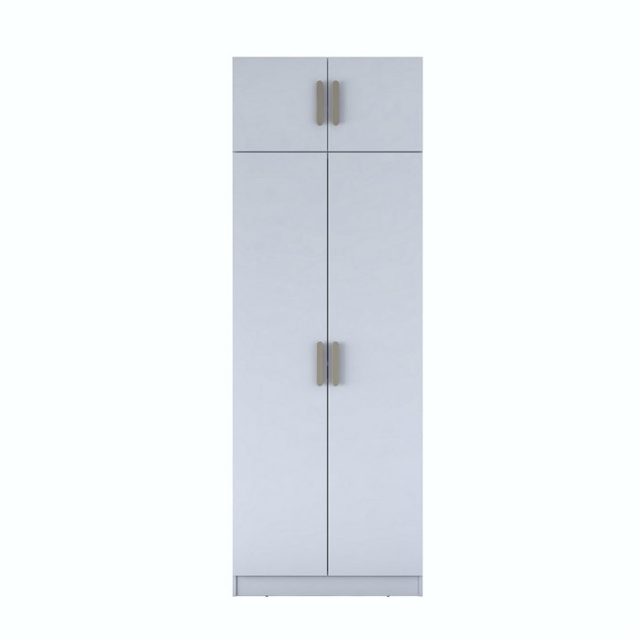 Hanah Home Armario Blanco con Estanterías